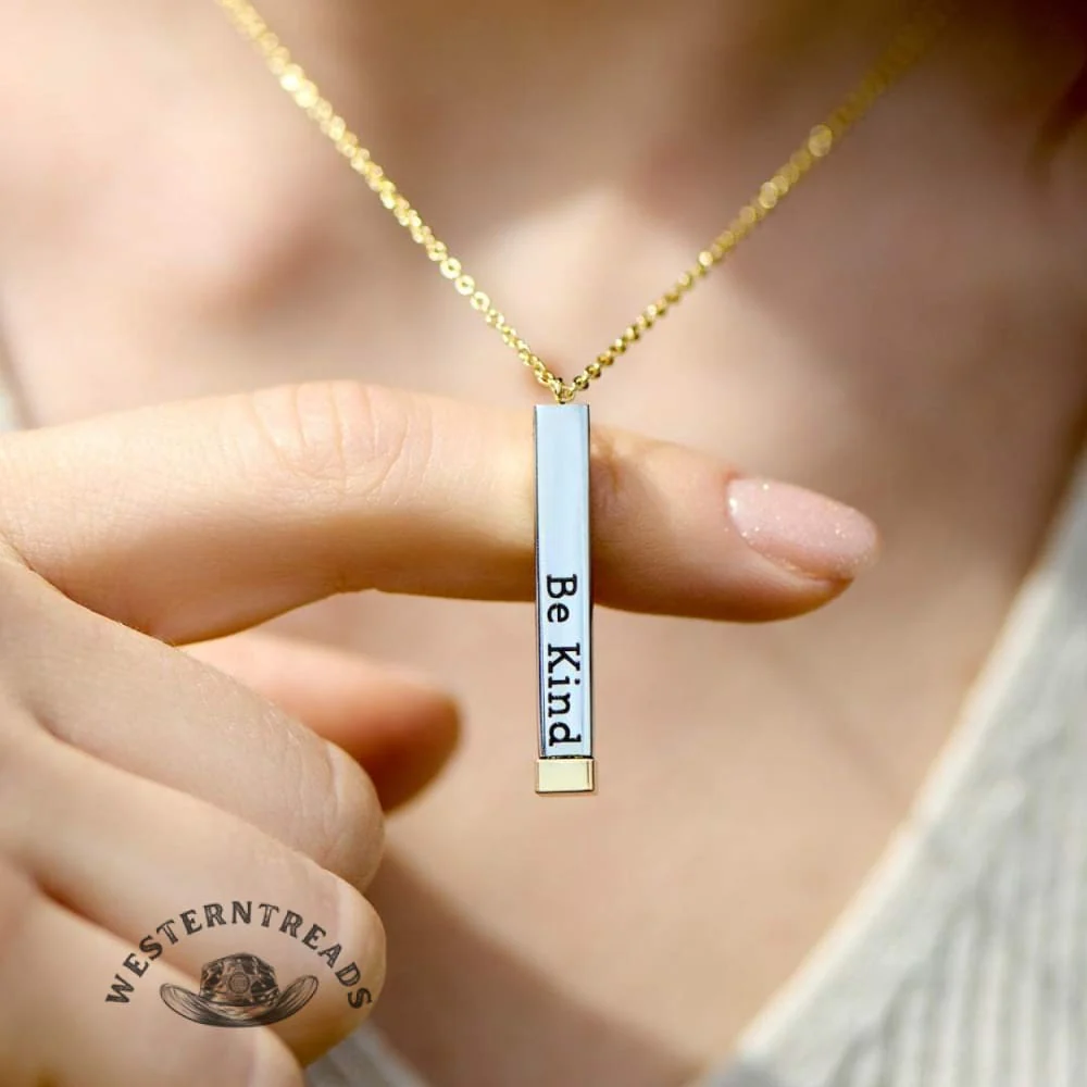 Be Kind...Of A Bi♥︎ch-Hidden Message Necklace - Image 3