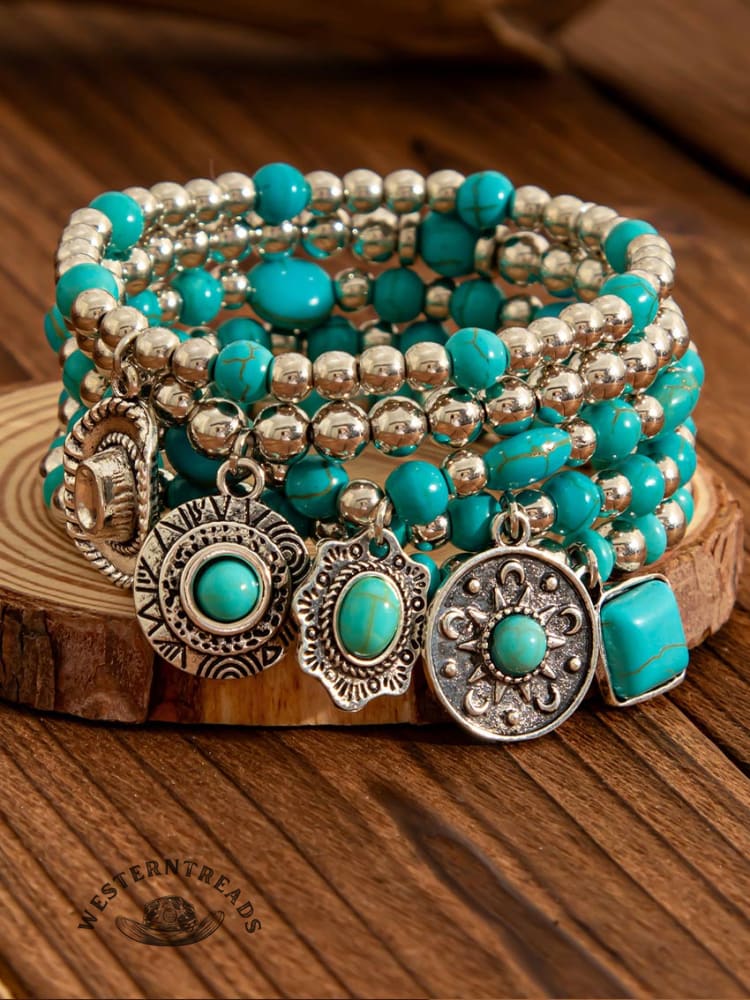 Boho Vintage Bracelet Set - Image 2