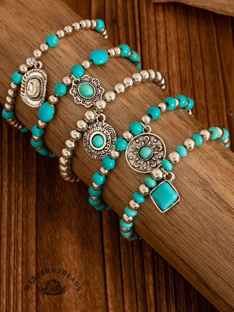 Boho Vintage Bracelet Set - Image 3