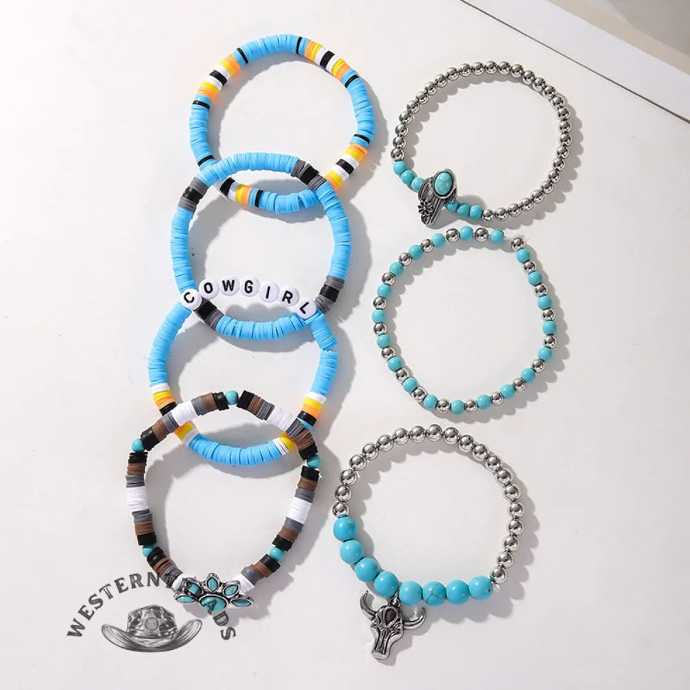 Vintage Bohemian Turquoise Bracelets - Image 3