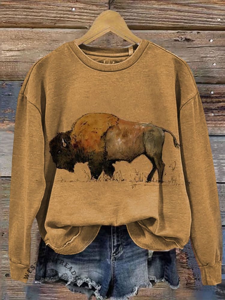 Bull Art Prints Casual T-shirt - Image 3