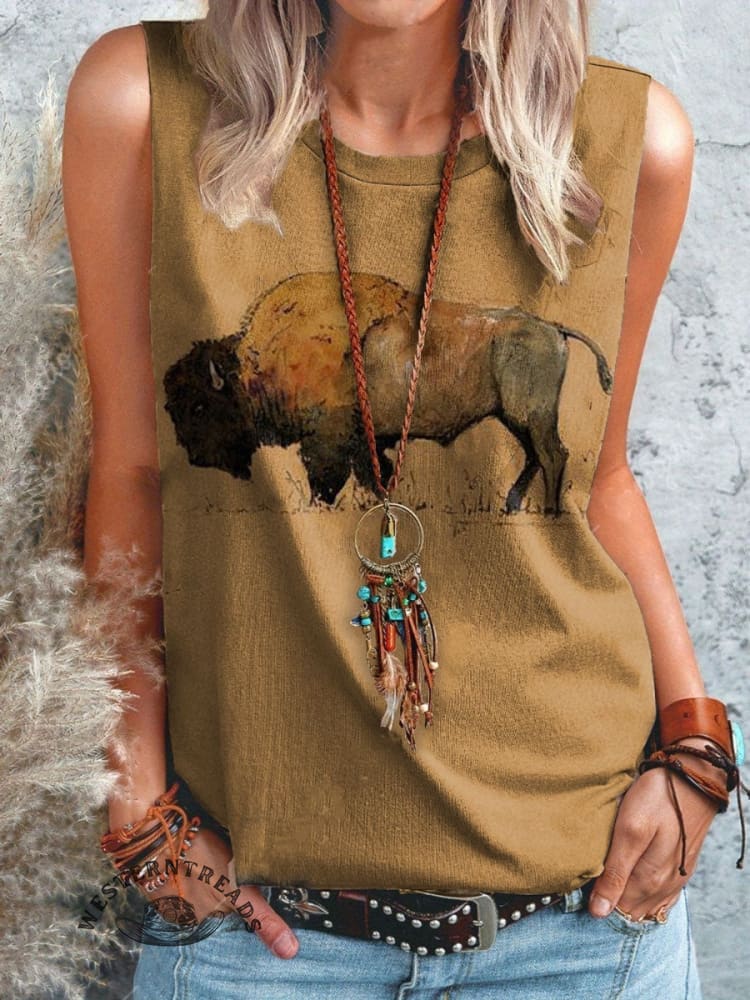 Bull Art Prints Casual T-shirt - Image 5