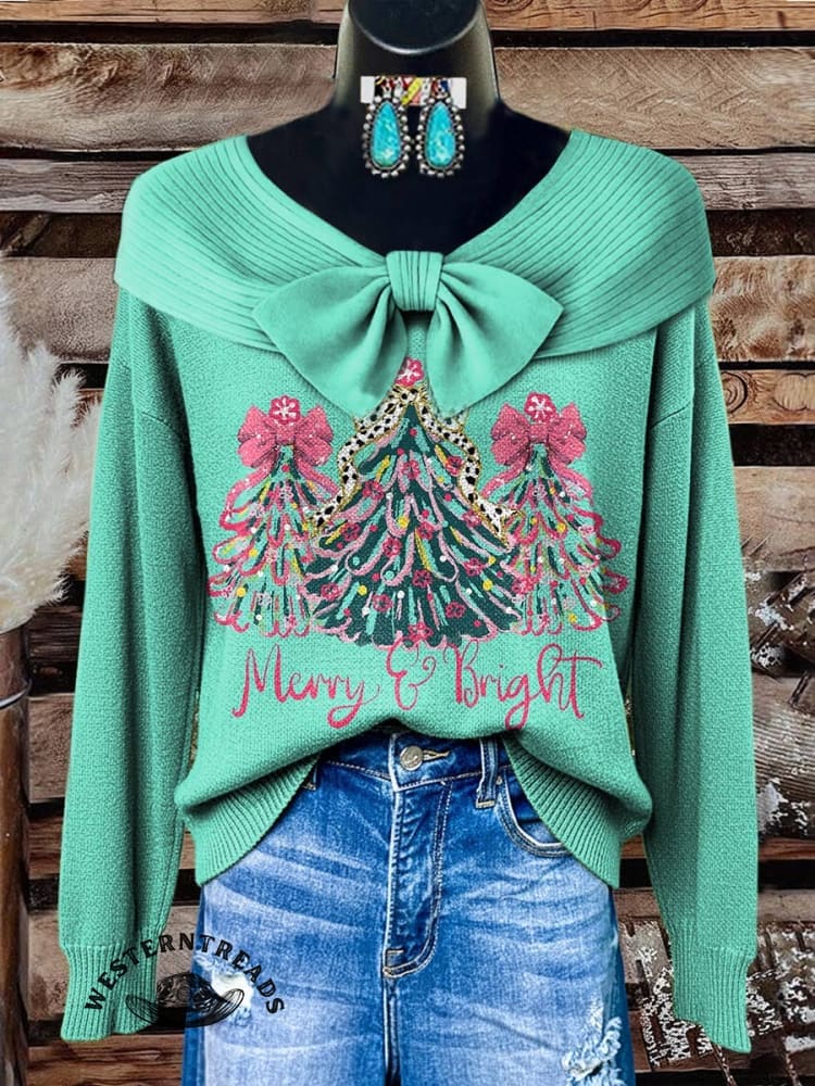 Christmas Art Prints Casual Cotton Sweatshirt - Image 5