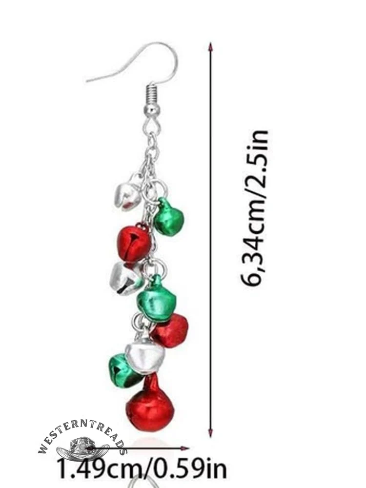 Christmas Bell Tree Earrings - Image 2