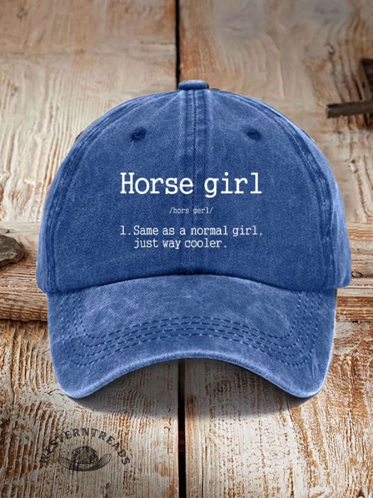 Horse Girl Printed Unisex Hat - Image 7