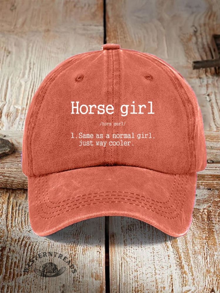 Horse Girl Printed Unisex Hat - Image 8