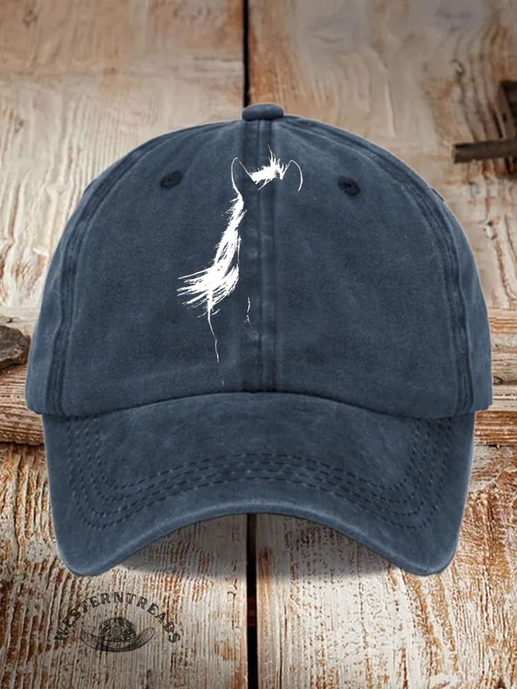 Horse Print Sun Hat