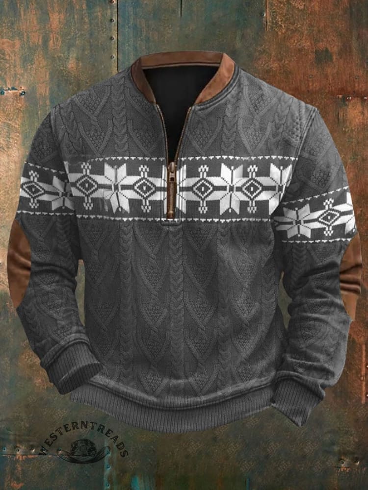 Men's Merry Christmas Casual Pullover - Image 3