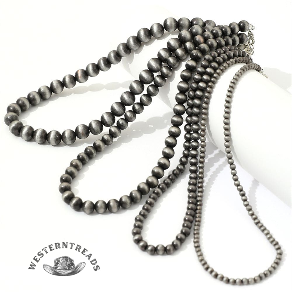 Navajo Pearl Cowgirl Necklace 4 piece Set - Image 3
