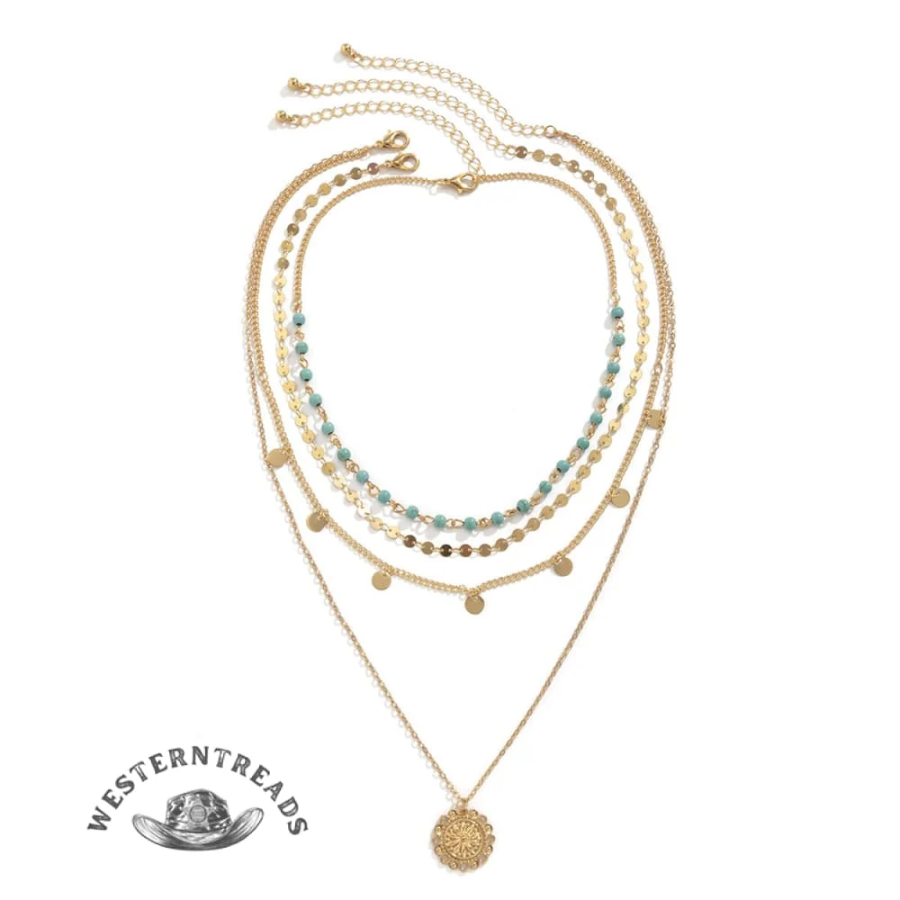 Metal vintage necklace - Image 2