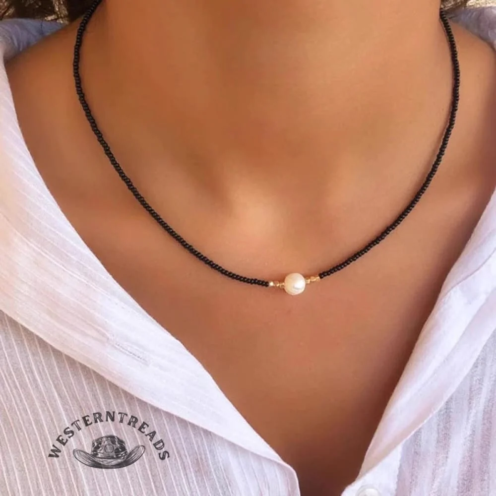 Very popular ✨Freshwater Pearl Colored Beads Necklace - Image 4