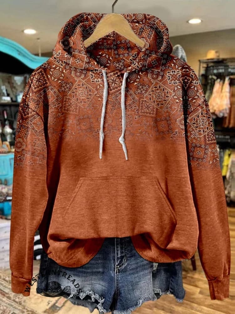 🔥Hot Sale🔥Paisley Casual Hoodie Sweatshirt - Image 10