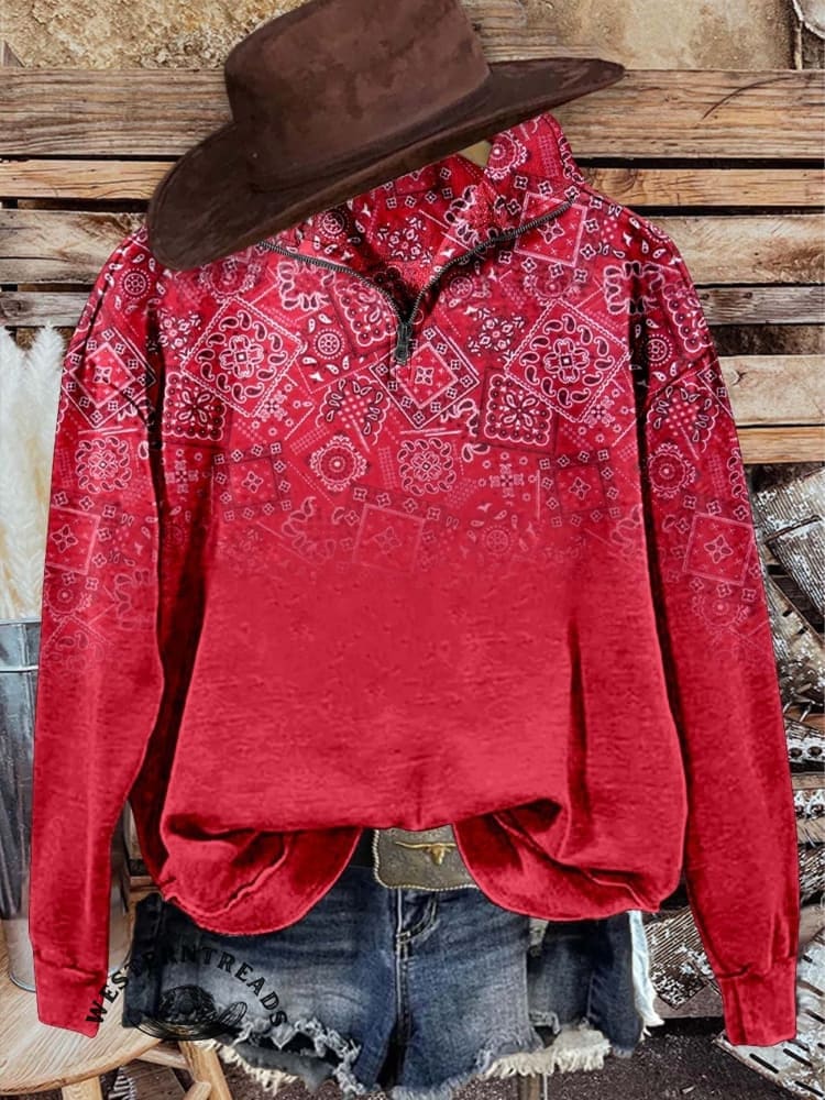 🔥Hot Sale🔥Paisley Casual Hoodie Sweatshirt - Image 13