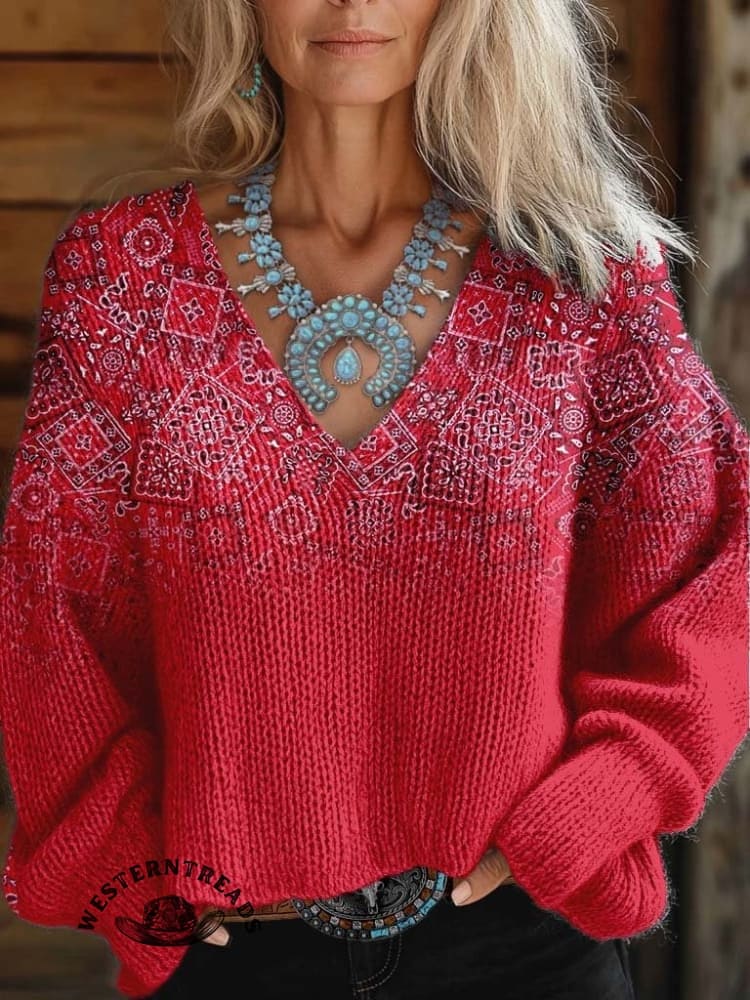 🔥Hot Sale🔥Paisley Casual Hoodie Sweatshirt - Image 7