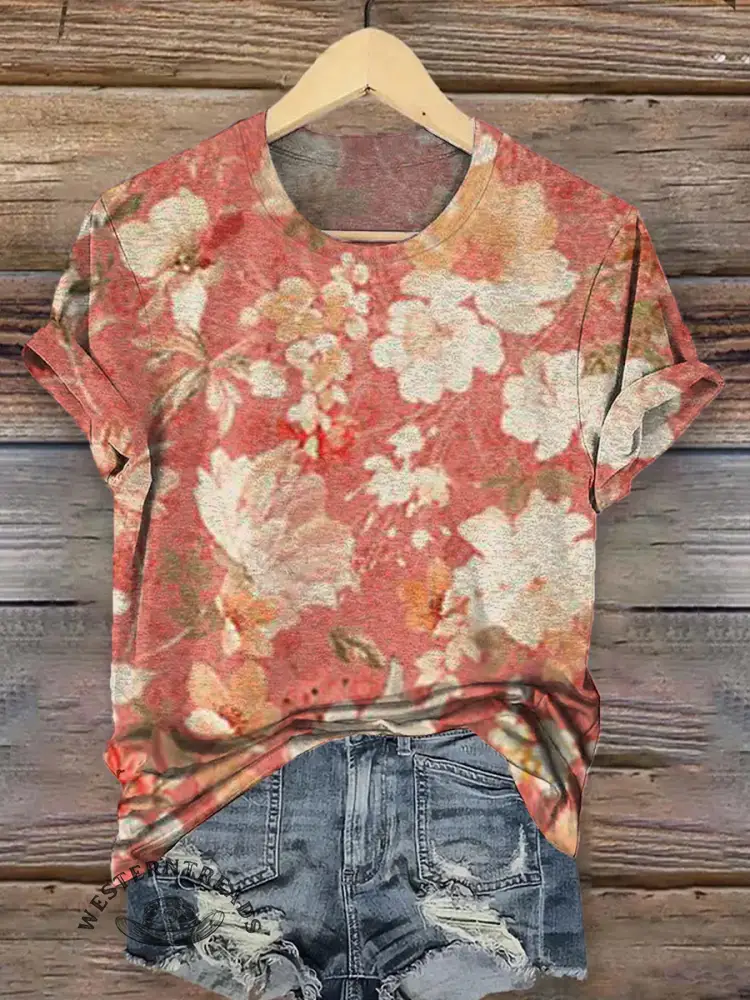 Retro Flowers T-shirt