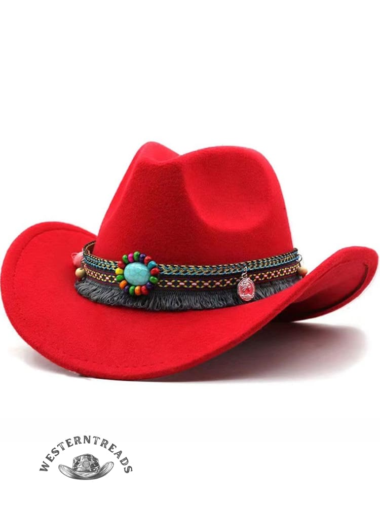 Solid Color Western Cowboy Hat - Image 3
