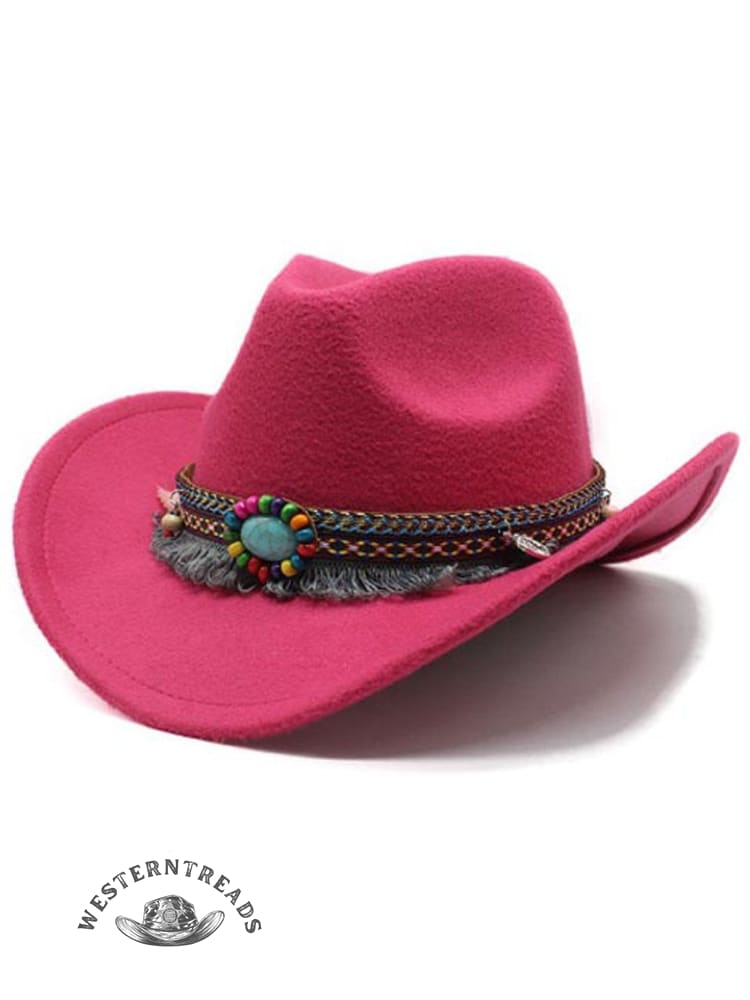 Solid Color Western Cowboy Hat - Image 5