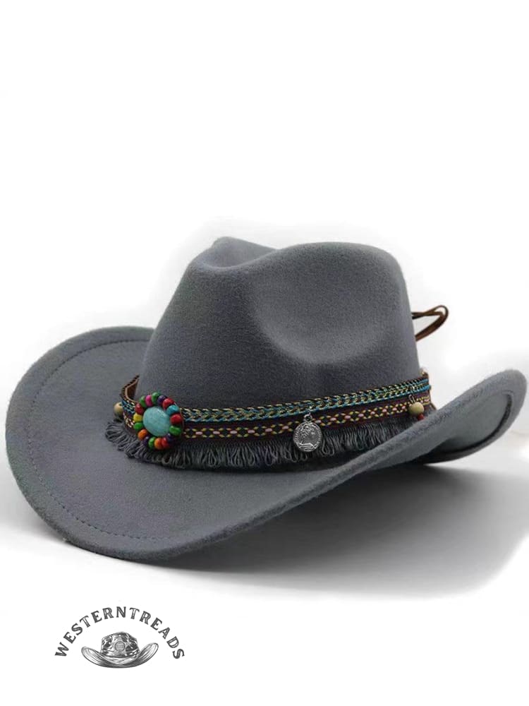 Solid Color Western Cowboy Hat - Image 9