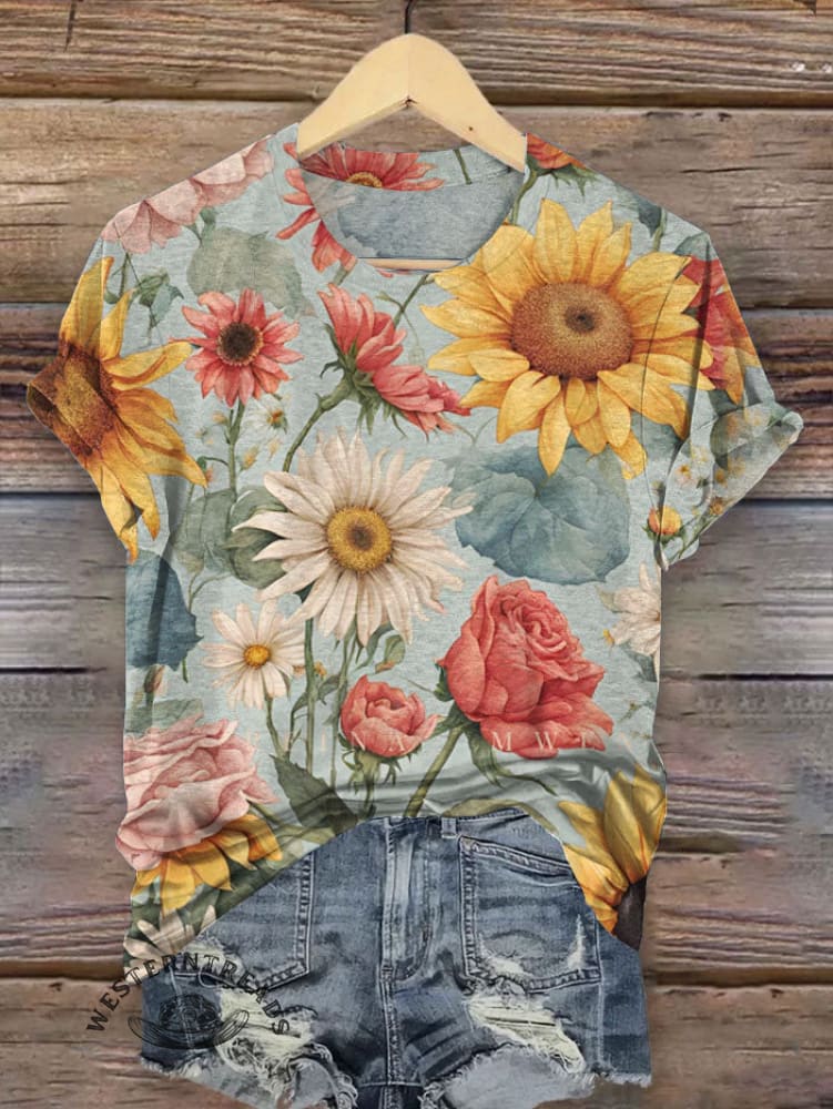 Vintage Art Print T-shirt