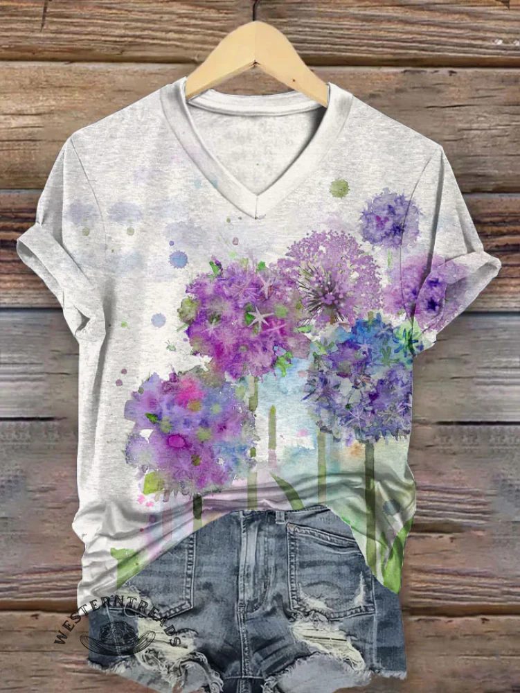 Vintage Art Print T-shirt - Image 2