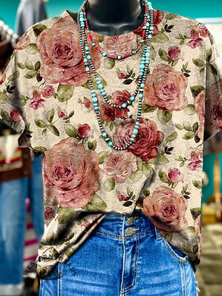 Vintage Art Print T-shirt