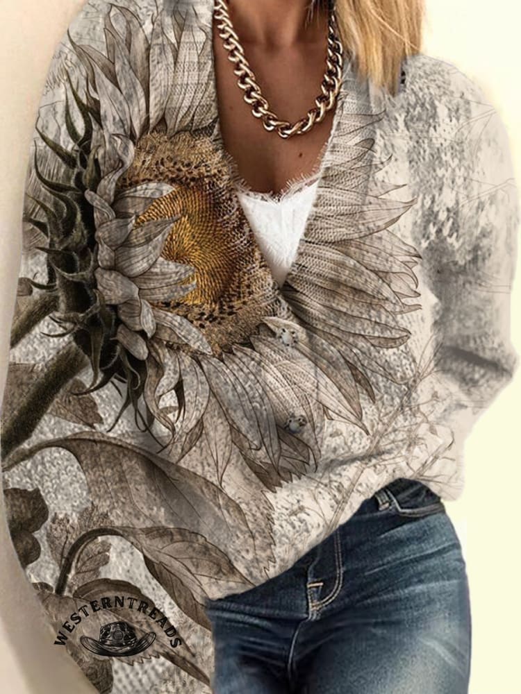 Vintage Sunflower T-shirt - Image 12