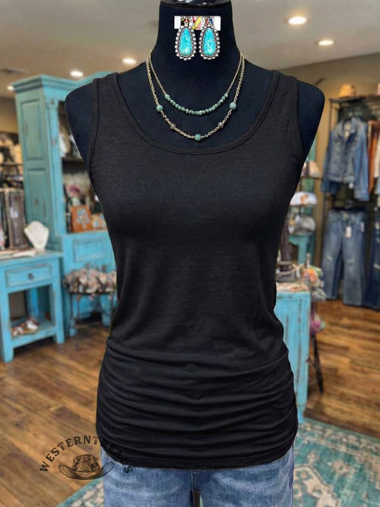 Vintage Western Art Soft Casual Tank - Image 3
