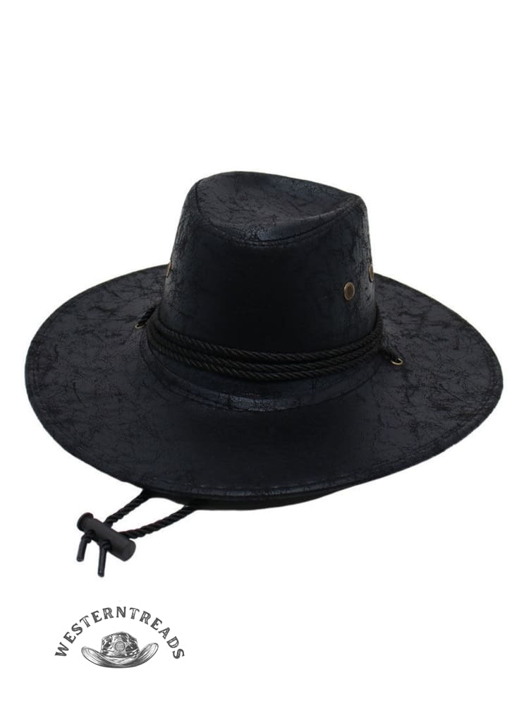 Western Cowboy Visor Drawstring Jazz Hat - Image 2