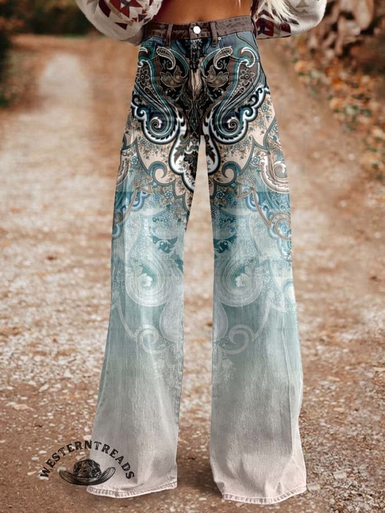 🔥Hot Sale🔥Women's Paisley Print Casual Sweatshirt - Image 7