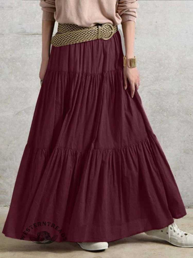 Women's Retro Pleated Skirt - Image 5
